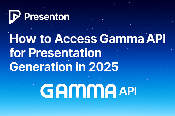 How to Access Gamma API for Presentation Generation in 2025